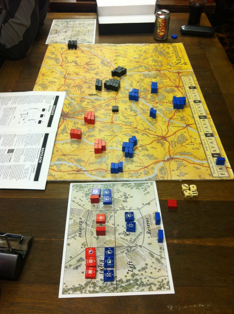 French apply pressure on the British & Allies on the road to Ghent.